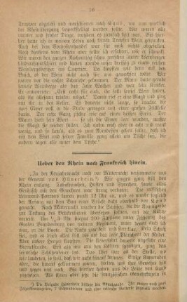 Ueber den Rhein nach Frankreich hinein