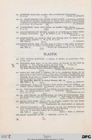 Plastik (Nr. 679-698)