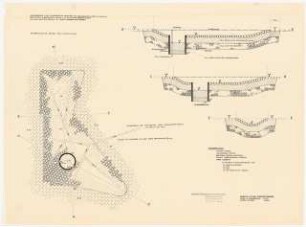 Garten H. Fonk, Ebersteinburg: Pflanzplan Wasserbecken 1:25
