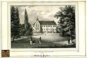 Schloss Eythra. Sachsen. 1839.