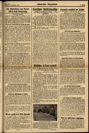Zweite Ausgabe vom Montag, den 23. September 1940.