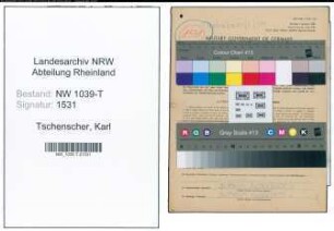 Entnazifizierung Karl Tschenscher , geb. 20.08.1893 (Polizist)