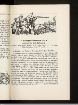 1. Gründung der Radfahrer-Kompagnie/Garde-Jäger-Bataillon