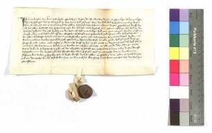 Cunz Hofelin, Gefängnis in Öhringen; Siegel: Hans von Orn.