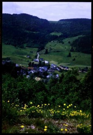 Menzenschwand: Hinterdorf von der Passstraße