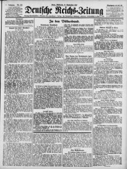 Deutsche Reichs-Zeitung. 1871-1934