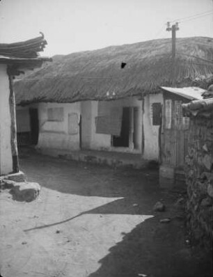 Dorf Kozai in Nordkorea : Hütte