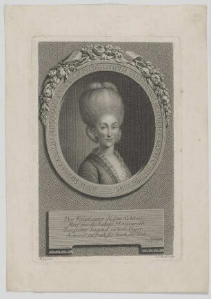 Bildnis der Sophia Maria Carolina von Spiegel von Pickelsheim