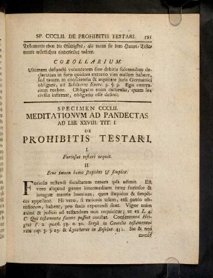 591-598, Sp. 352. De Prohibitis testari