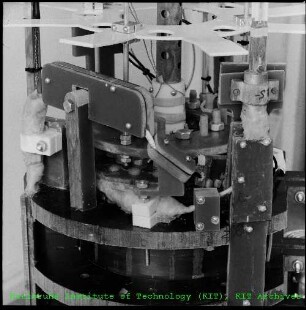 Detail eines unbekannten Versuchsaufbaus am Institut für Experimentelle Kernphysik (IEKP)