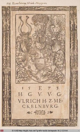 Wappen des Herzog Ulrich von Mecklenburg