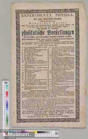 Experimenta Physica. Physikalische Vorstellungen
