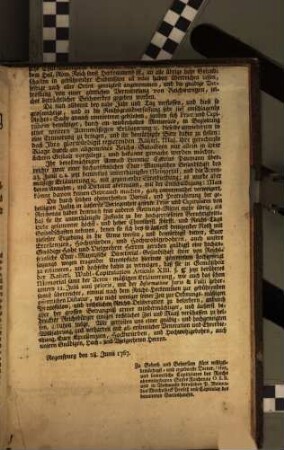 An eine hochlöbliche, allgemeine Reichs-Versammlung unterthänigstes Pro Memoria : [Reichenau]