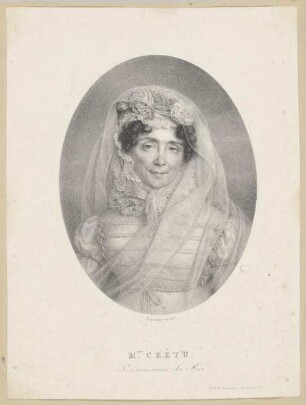 Bildnis der Mme. Crétu
