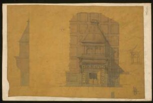 Villa Siemens, Berlin-Wannsee: Wandabwicklung Kamin 1:25