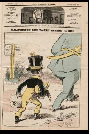 Malborough s'en va-t-en guerre, par Gill
