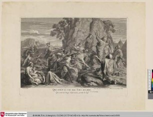 Moise sauve des eaux [Moses schlägt den Felsen]