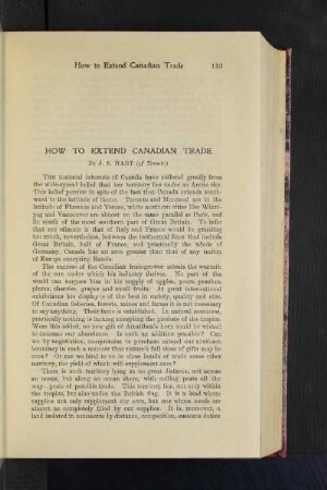 How to Extend Canadian Trad