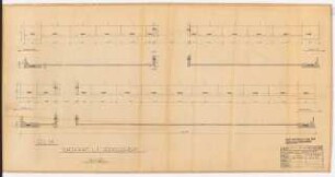 Reichsluftfahrtministerium, Berlin: Durchfahrt L1 (Sockelschicht): Schnitte, Ansichten 1:20