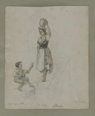 Capri, Gassenjunge und Wasserträgerin