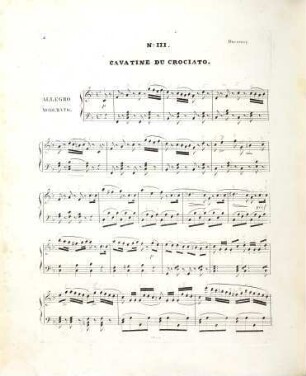 Quatre rondeaux pour le pianoforte sur des thèmes favoris de Rossini, Meyerbeer, Bellini : oeuv. 69. 2, Coeur d'Armide