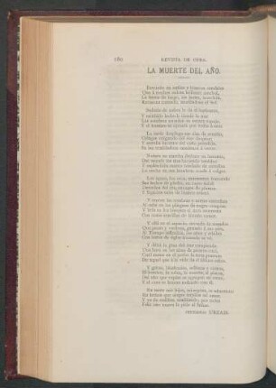 La muerte del año.