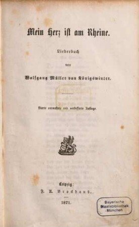 Dichtungen eines rheinischen Poeten, 1