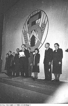 Dresden. Konsumgenossenschaft, X. Verbandstag, 27. Januar 1952