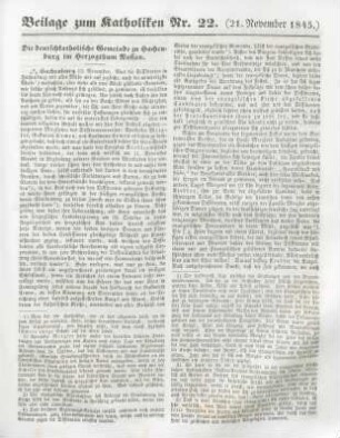 653-655 Die deutschkatholische Gemeinde zu Hachenburg im Herzogthum Nassau