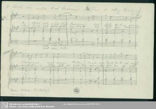 O Welt ich muß dich lassen - Mus.11302-E-527,2 : Coro, vl; RMWV 206