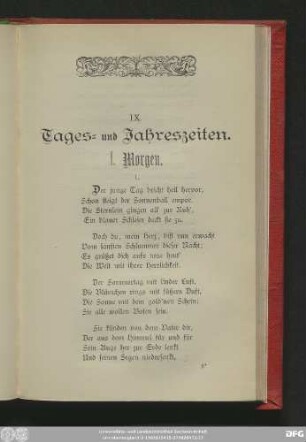 1. [Der junge Tag bricht hell hervor]