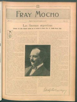 Las finanzas argentinas : Opiniones del señor diputado nacional por la Provincia de Buenos Aires, Dr. Rodolfo Moreno (hijo)