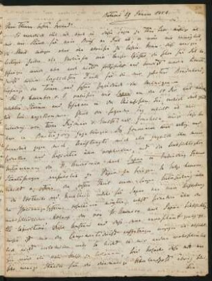 Brief v. 27. Januar 1852 von Mohnicke an Schoemann