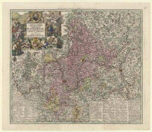 Nova et accuratior repraesentatio geographica Sacri Romani Imperii episcopatus Würceburgensis Franciae orientalis ducatus