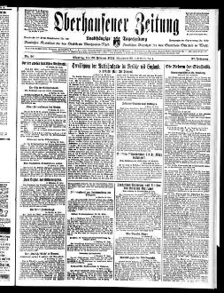 Oberhausener Zeitung : Osterkrader Zeitung : Osterfeld-Bottroper Zeitung
