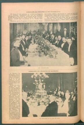Banquete del Ministro de Alemania