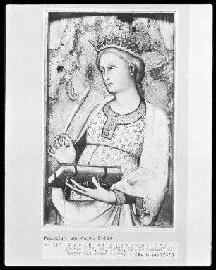 Polyptychon — Die heilige Katharina von Alexandrien