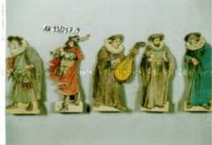 Papiertheaterfiguren "Rattenfänger von Hameln"