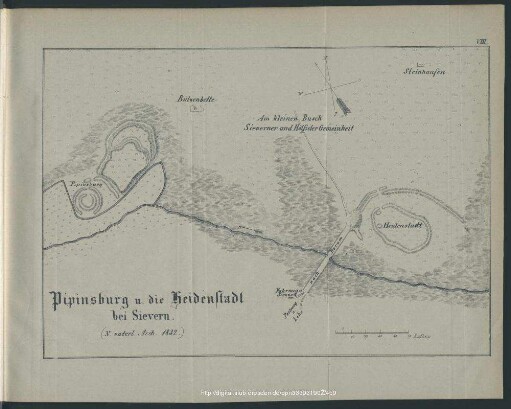 Pipinsburg u. die Keidenstadt bei Sievern : (N. vaterl. Arch. 1832.)