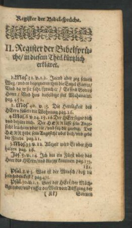 II. Register der Bibelsprüche