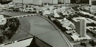 Dresden: Stadtmodell der Altstadt und Neustadt - Städtebauliche Konzeption 1969 (Modell 1: 500)