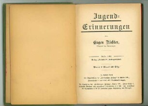 Jugend=Erinnerungen