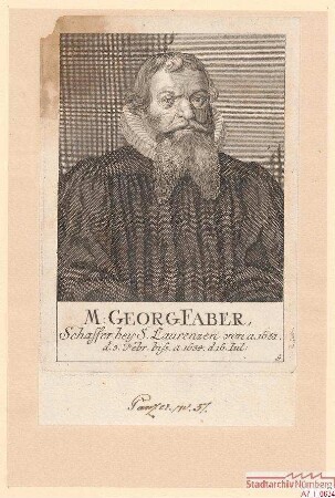 M. Georg Faber, Schaffer bei St. Lorenz