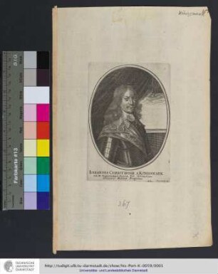 Iohannes Christopohr. A Königsmark S. R. M. Regnorumque Sueciæ, Per Germaniam, Generalis Militiæ Præfectus / Peter Aubry Exc.