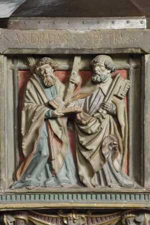 Apostel Andreas und Petrus