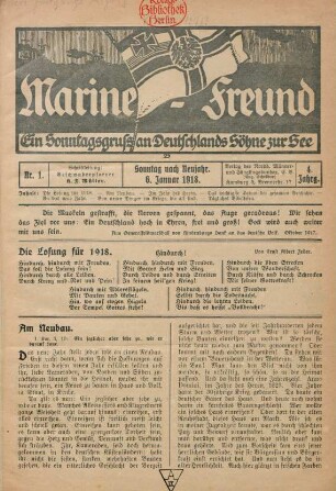 4.1918: Marine-Freund