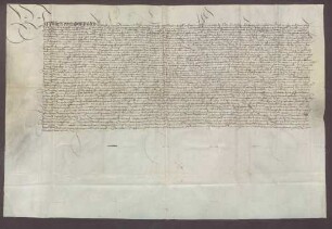 Schuldbrief des Bischofs Philipp von Speyer gegenüber dem St. Peters-Stift zu Straßburg über 4000 Gulden zu 4 Prozent.