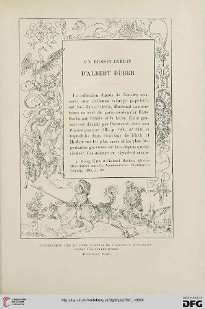 3. Pér. 37.1907: Un dessin inédit d'Albert Dürer