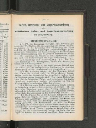 Betriebsordnung.