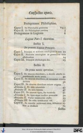 Conspectus operis.